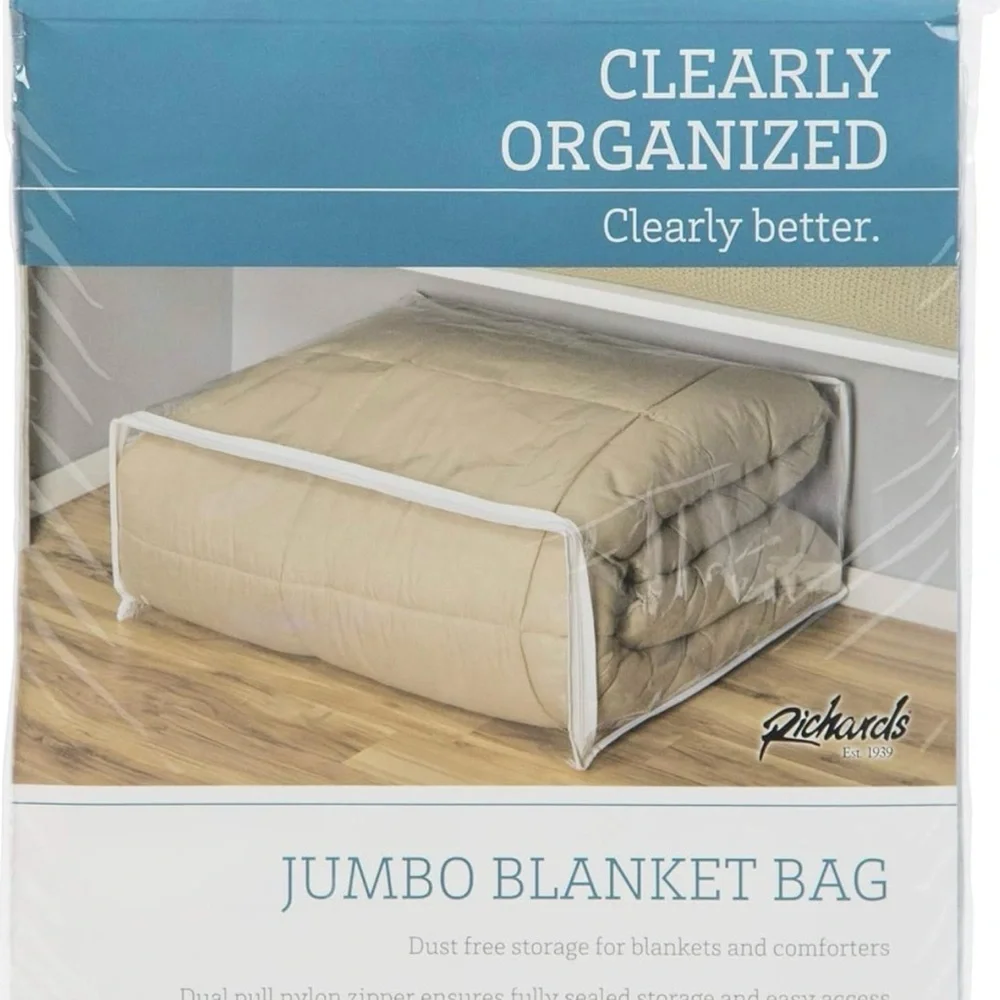 Richards- Jumbo Clothes Heavy Duty Vinyl Storage Bag - 25
